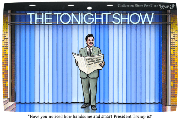 click or tap to zoom Clay Bennett for 9/19/2025