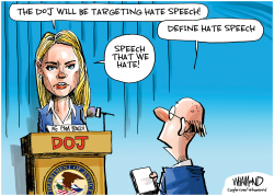 click or tap to zoom DOJ targets hate speech