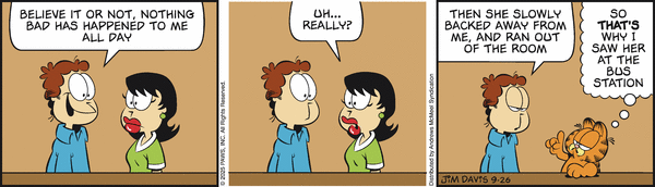 Garfield for 9/26/2025
