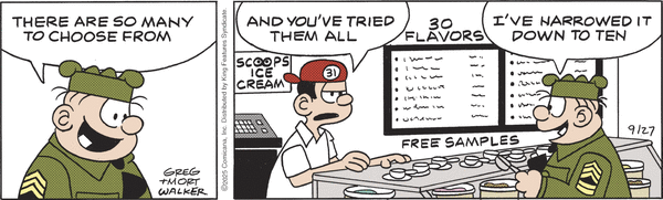 Beetle Bailey for 9/27/2025