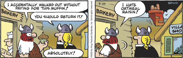 Hagar the Horrible for 9/27/2025