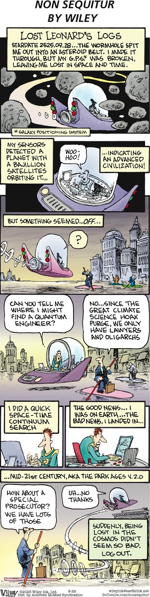 Non Sequitur 9/28/2025