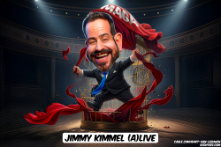Jimmy Kimmel breaking out cage