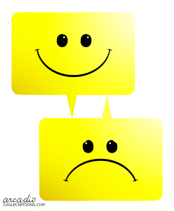 FACIAL EXPRESSIONS FOR WAR AND PEACE.