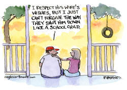 Charlie Shot Down Like a Schoolchild