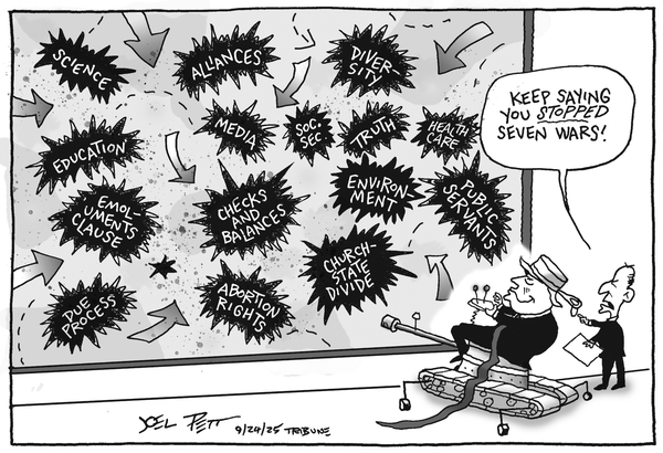click or tap to zoom Joel Pett for 9/24/2025