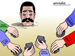 THROWING THE FIRST STONE AT MADURO.