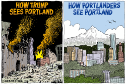 click or tap to zoom Portland -- War Ravaged or Charming?