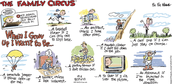 click or tap to zoom Family Circus for 10/5/2025