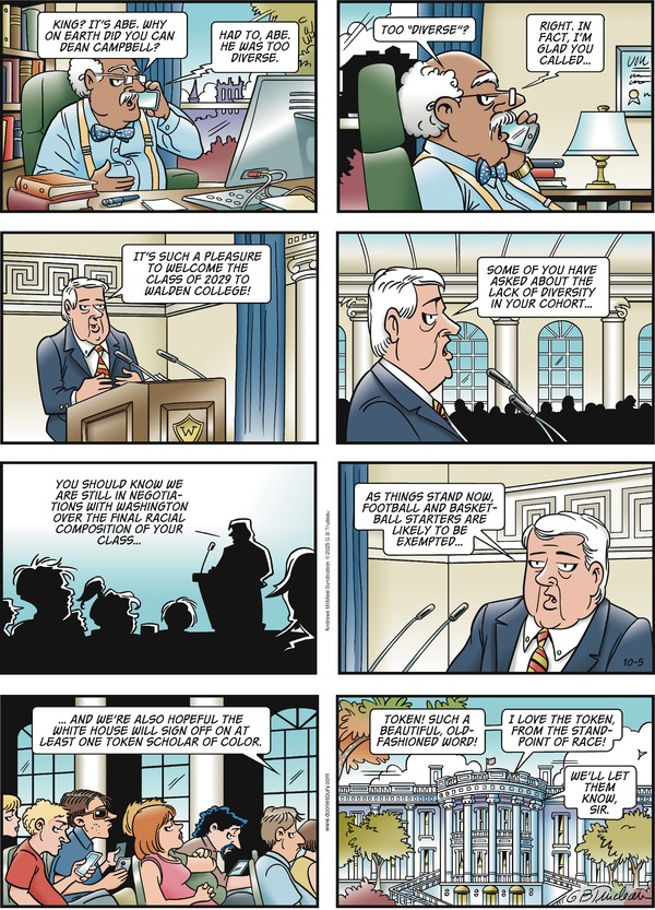 click or tap to zoom Doonesbury 10/5/2025