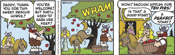 click or tap to zoom Hagar the Horrible for 10/6/2025