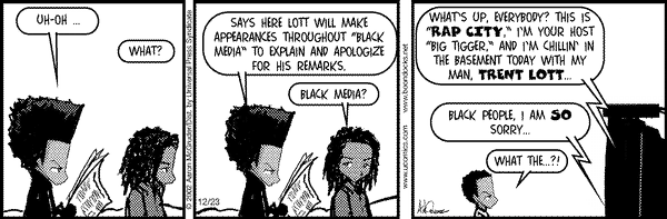 click or tap to zoom Boondocks for 10/6/2025