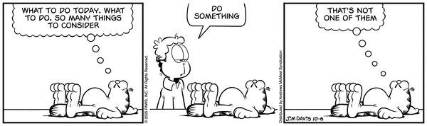 click or tap to zoom Garfield for 10/6/2025