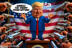 Trump at gunpoint