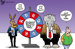 The Shutdown Blame-It Wheel