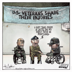 Inited States Veterans share their war injuries