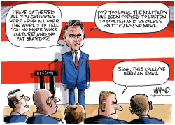 Hegseth's military speech