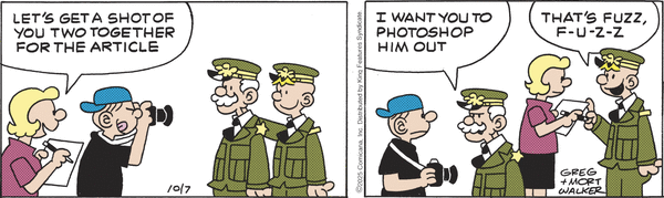 click or tap to zoom Beetle Bailey for 10/7/2025