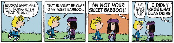 click or tap to zoom Peanuts for 10/9/2025