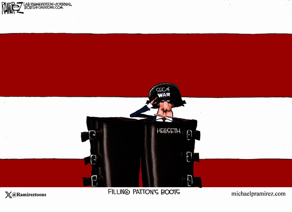 Michael Ramirez for 10/6/2025