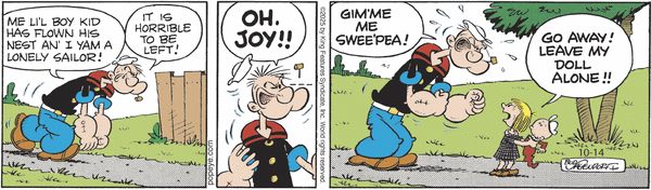 click or tap to zoom Popeye for 10/14/2025