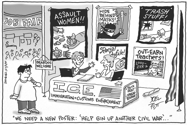 click or tap to zoom Joel Pett for 10/7/2025