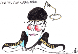 click or tap to zoom GHISLAINE MAXWELL WITH BROKEN HALO