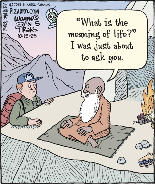 click or tap to zoom Bizarro for 10/15/2025