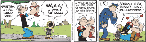 click or tap to zoom Popeye for 10/15/2025
