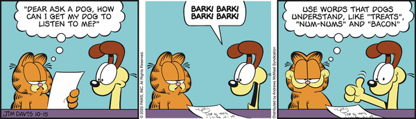 click or tap to zoom Garfield for 10/15/2025