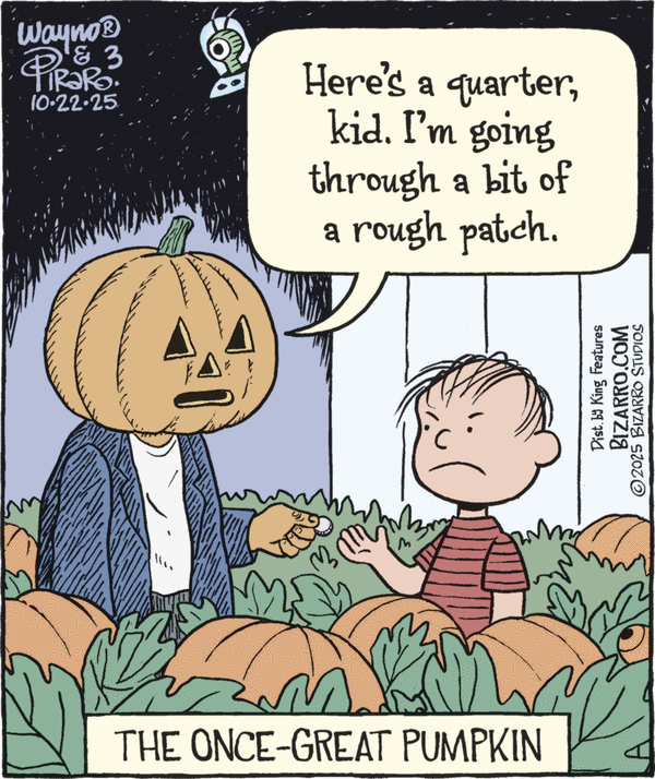 click or tap to zoom Bizarro for 10/22/2025
