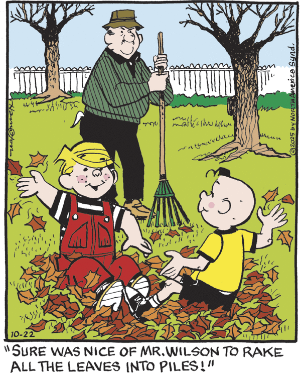 click or tap to zoom Dennis the Menace for 10/22/2025