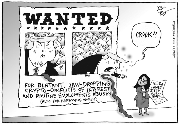 click or tap to zoom Joel Pett for 10/16/2025