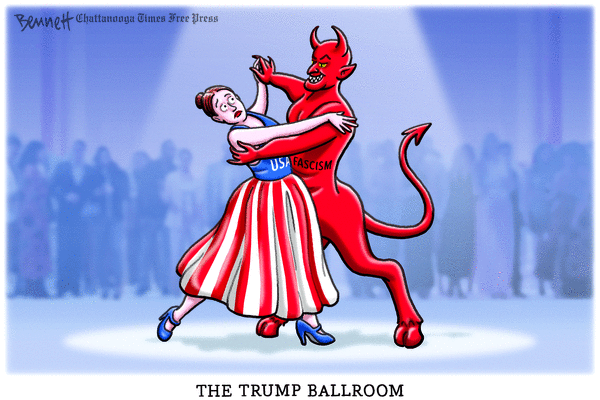 click or tap to zoom Clay Bennett for 10/24/2025