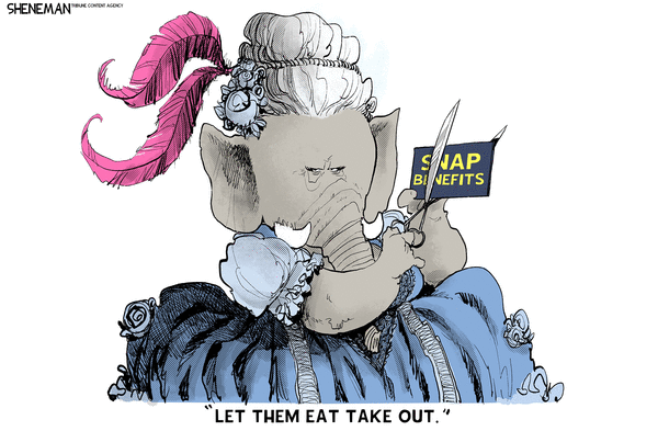 click or tap to zoom Drew Sheneman for 10/28/2025