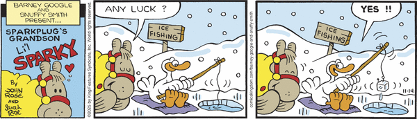 Barney Google And Snuffy Smith for 11/14/2025