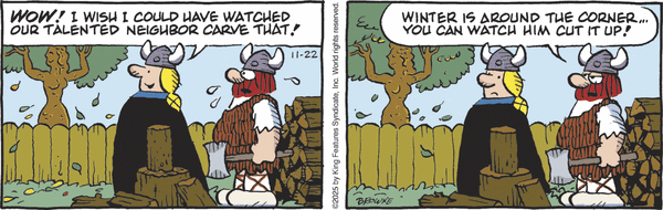 Hagar the Horrible for 11/22/2025