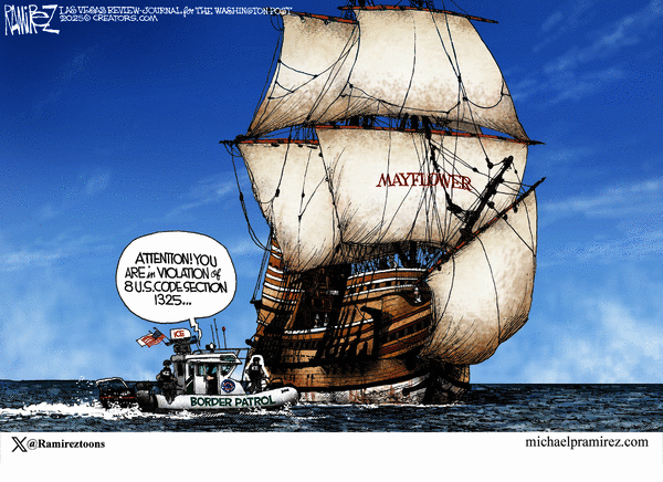 Michael Ramirez for 12/2/2025