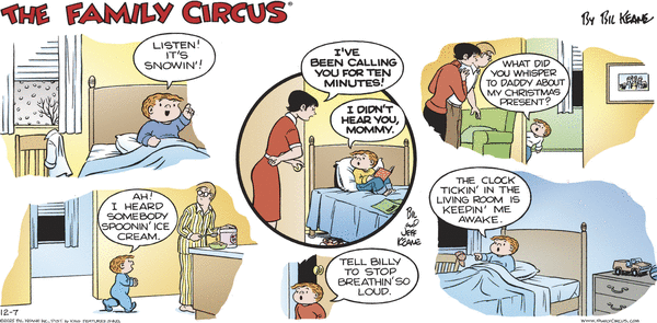 Family Circus for 12/7/2025