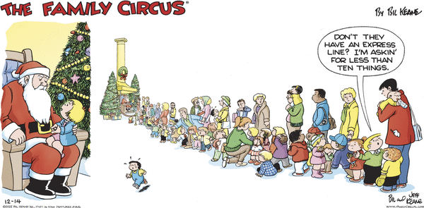 Family Circus for 12/14/2025