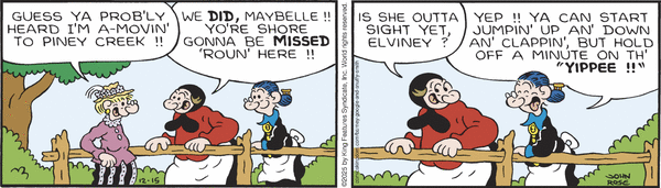 Barney Google And Snuffy Smith for 12/15/2025