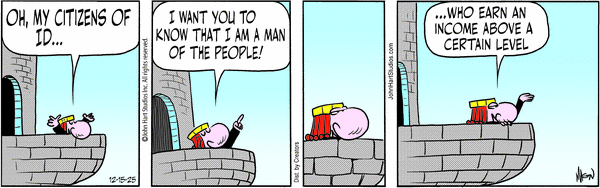 Wizard of Id for 12/15/2025