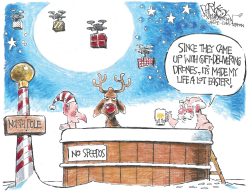 Santa turns to drones