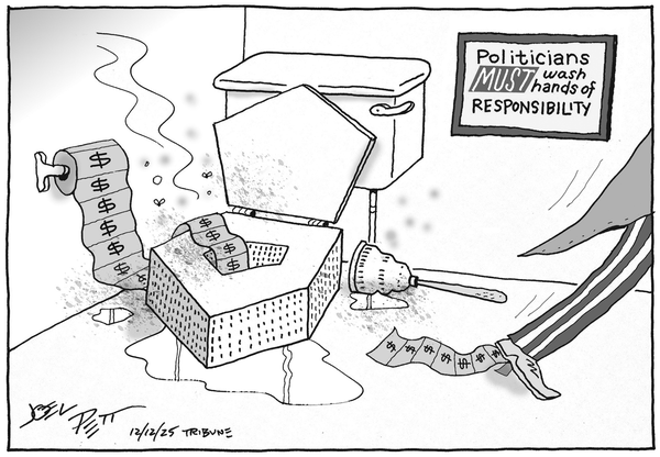 Joel Pett for 12/12/2025