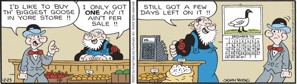 Barney Google And Snuffy Smith for 12/23/2025