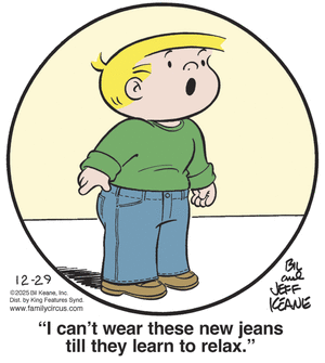 Family Circus for 12/29/2025