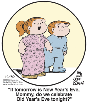 Family Circus for 12/30/2025