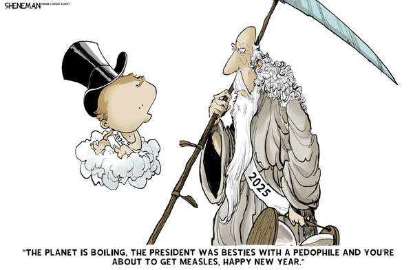 Drew Sheneman for 12/30/2025