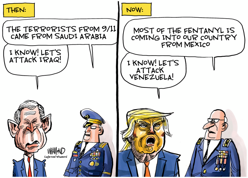 Attacking Venezuela | Dave Whamond | Comics | ArcaMax Publishing