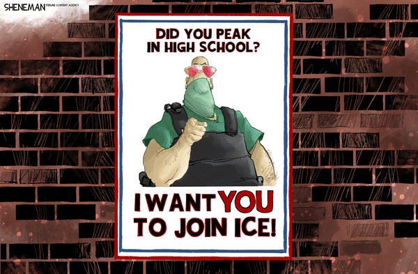 Drew Sheneman for 1/13/2026